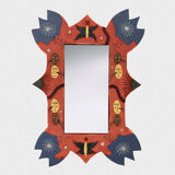 Wooden mirror