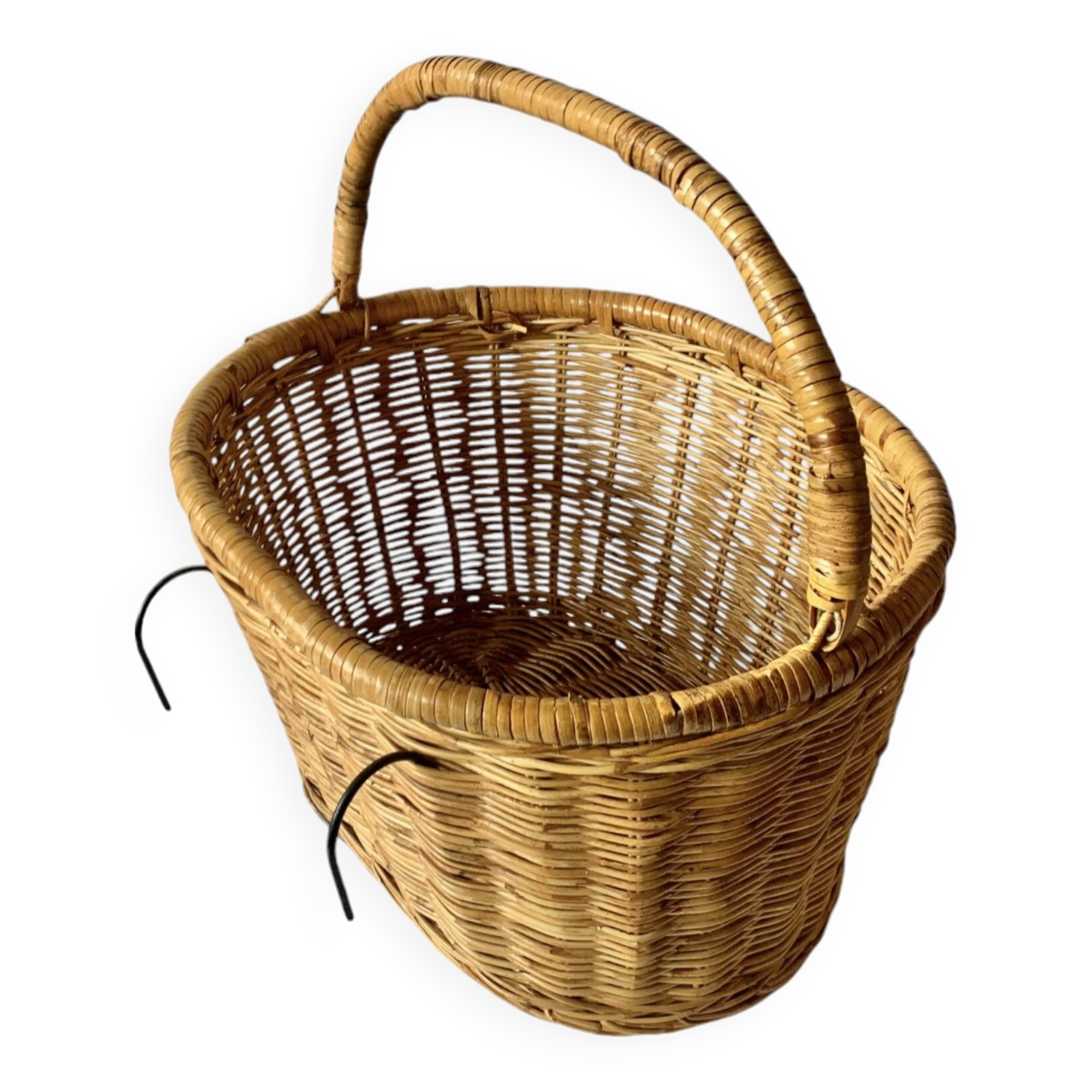 Vintage Wicker Bicycle Basket