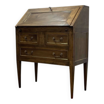 1950s Louis XVI style walnut secretary