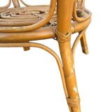 vintage wicker table