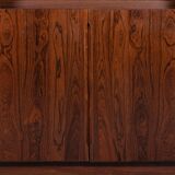 Two-piece cabinet made of Danish walnut veneer from the 1970s