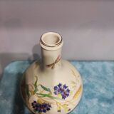 Sarreguemines earthenware vase