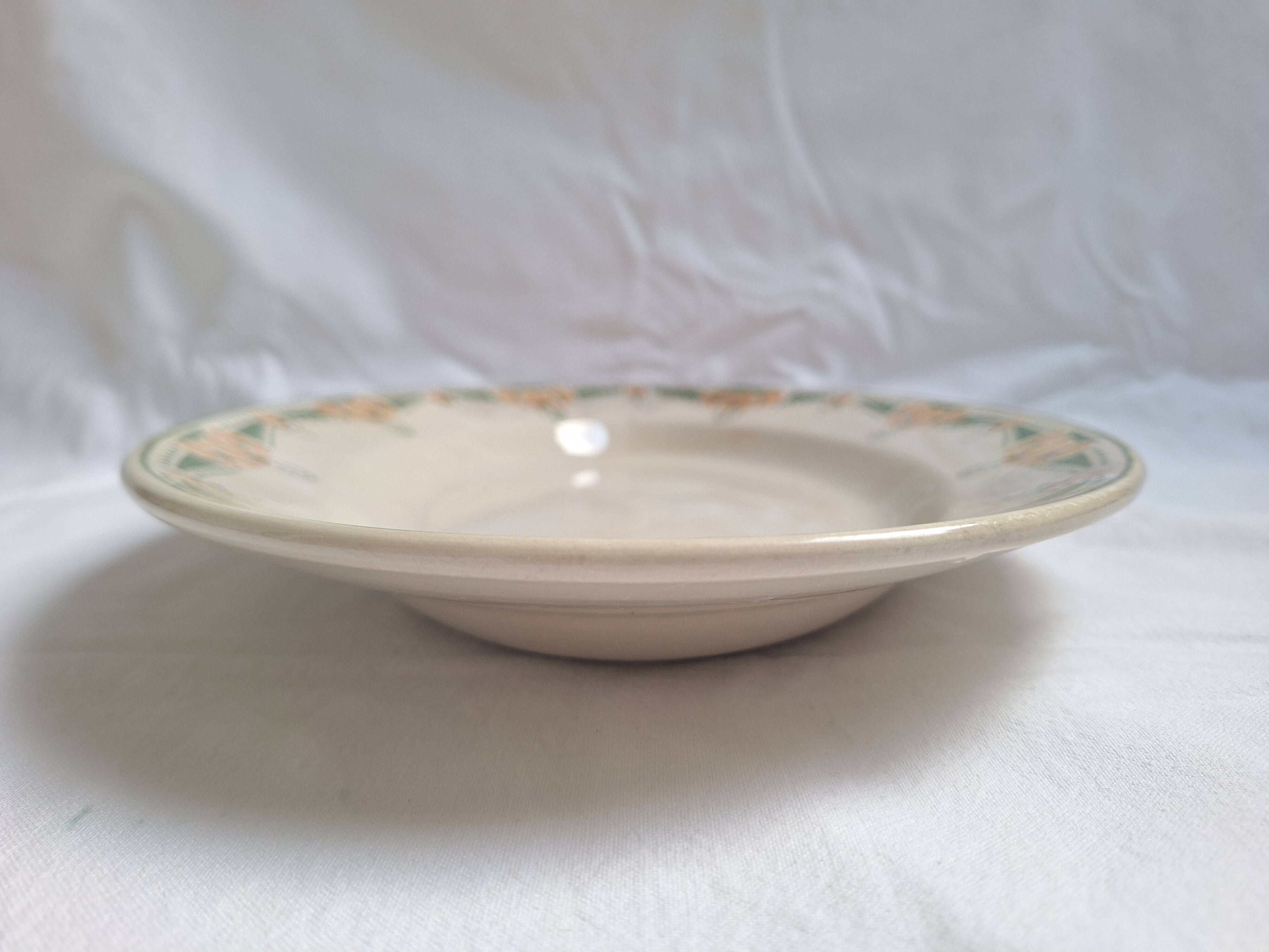 Longwy art deco oval dish