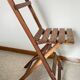 Antique folding chair