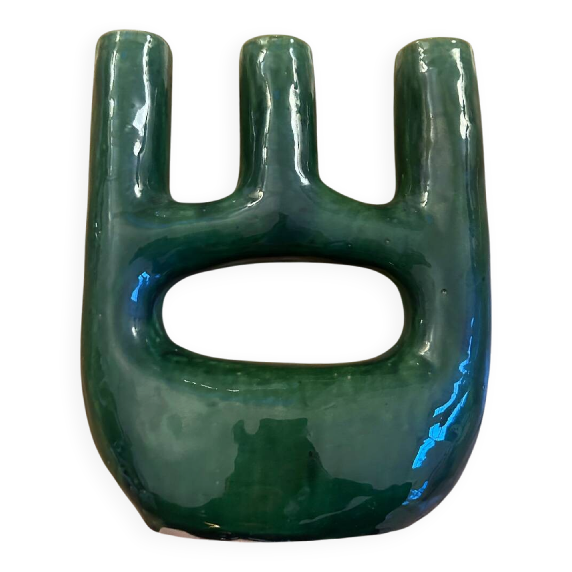Ceramic candle holder vase