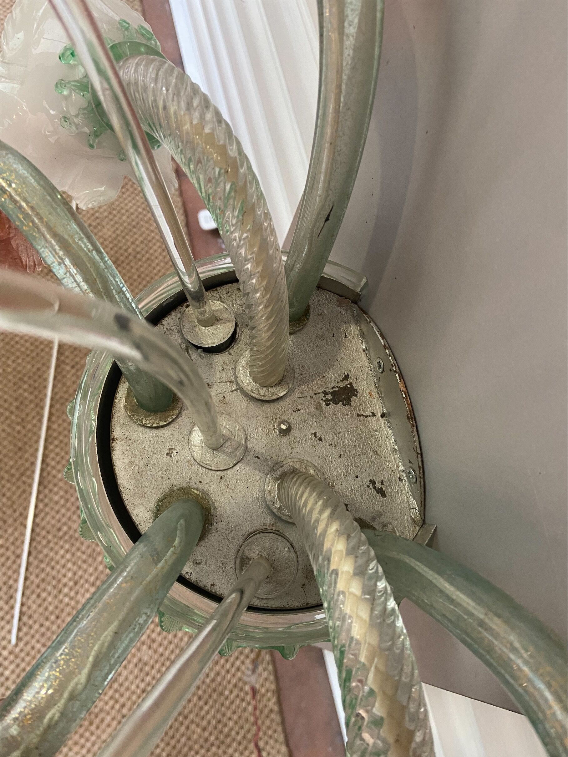 Wall lamp "Flowers" in Murano glass - 60s