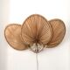 Vintage fan wall lamp 1970