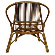 Vintage Rattan Chair Dirk Van Sliedregt Rohe Noordwolde 1960