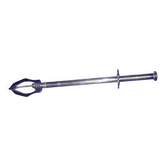 PINCE A GLACONS EN METAL ARGENTE