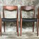 Set of 4 Scandinavian teak chairs brand NF Ameublement - 1960
