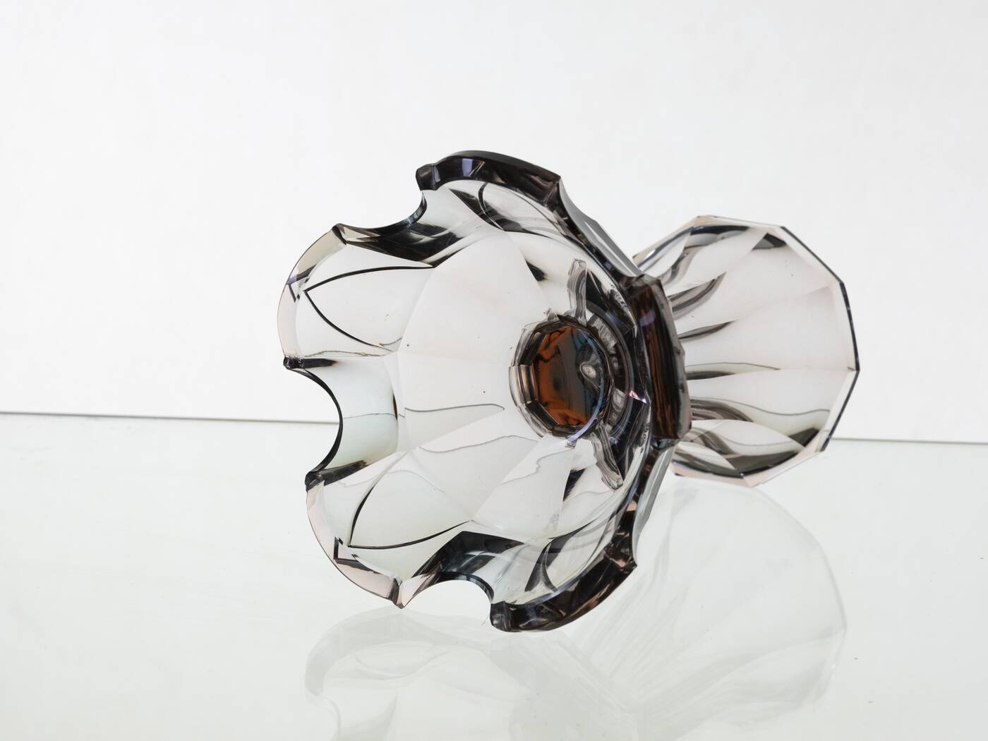 Art Deco Bowl, 1970s, Czechoslovakia