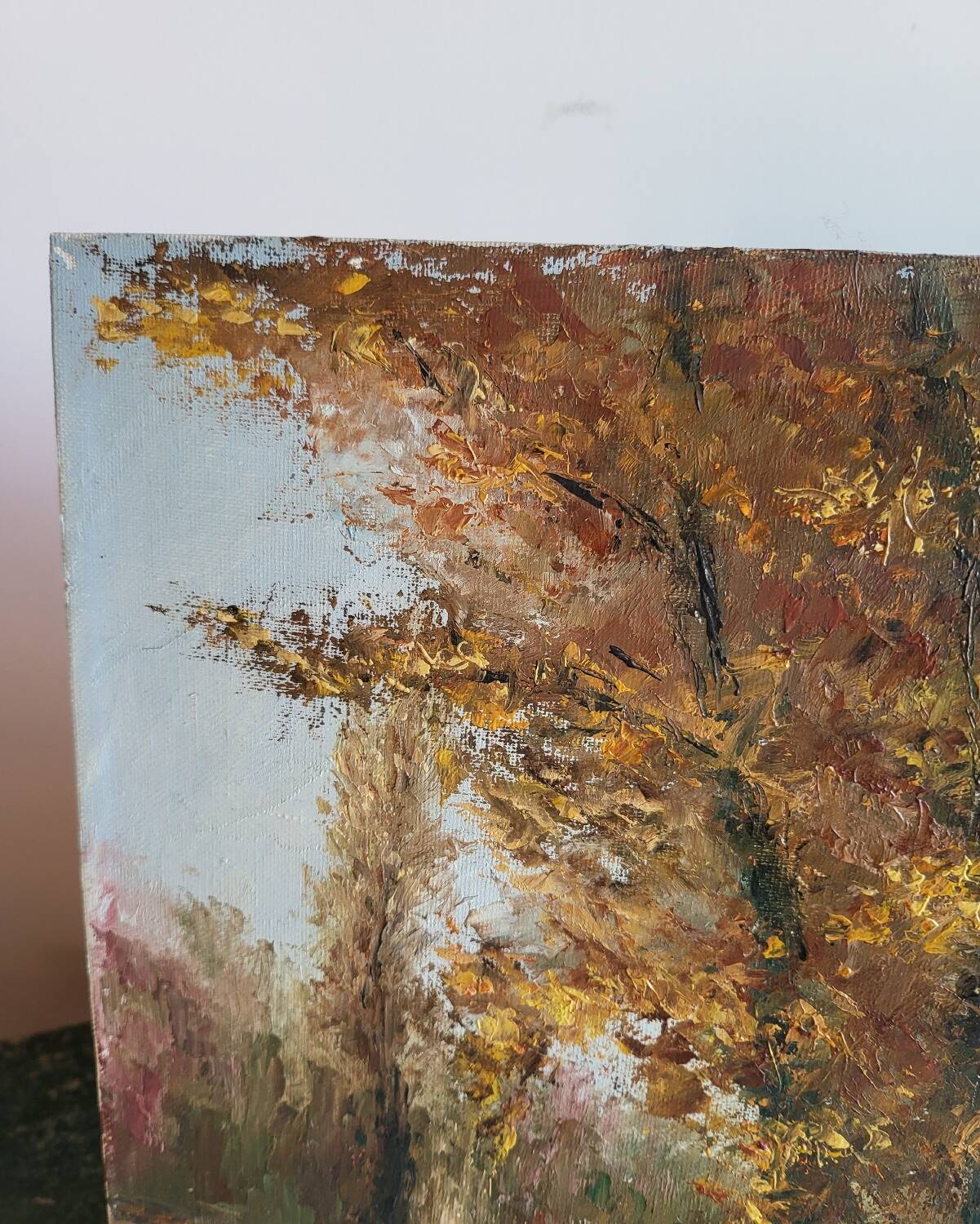 Oil on Panel B. RABEL Autumn Landscape