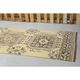 1970s Vintage Turkish Hand-Knotted Wool Cotton Orange Runner Rug 85x352
