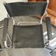 4 chrome tubular chairs