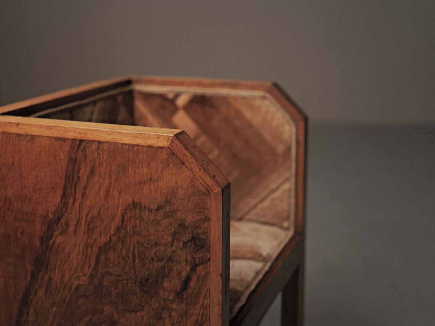 Fauteuil cubiste Art Déco, France, vers 1930