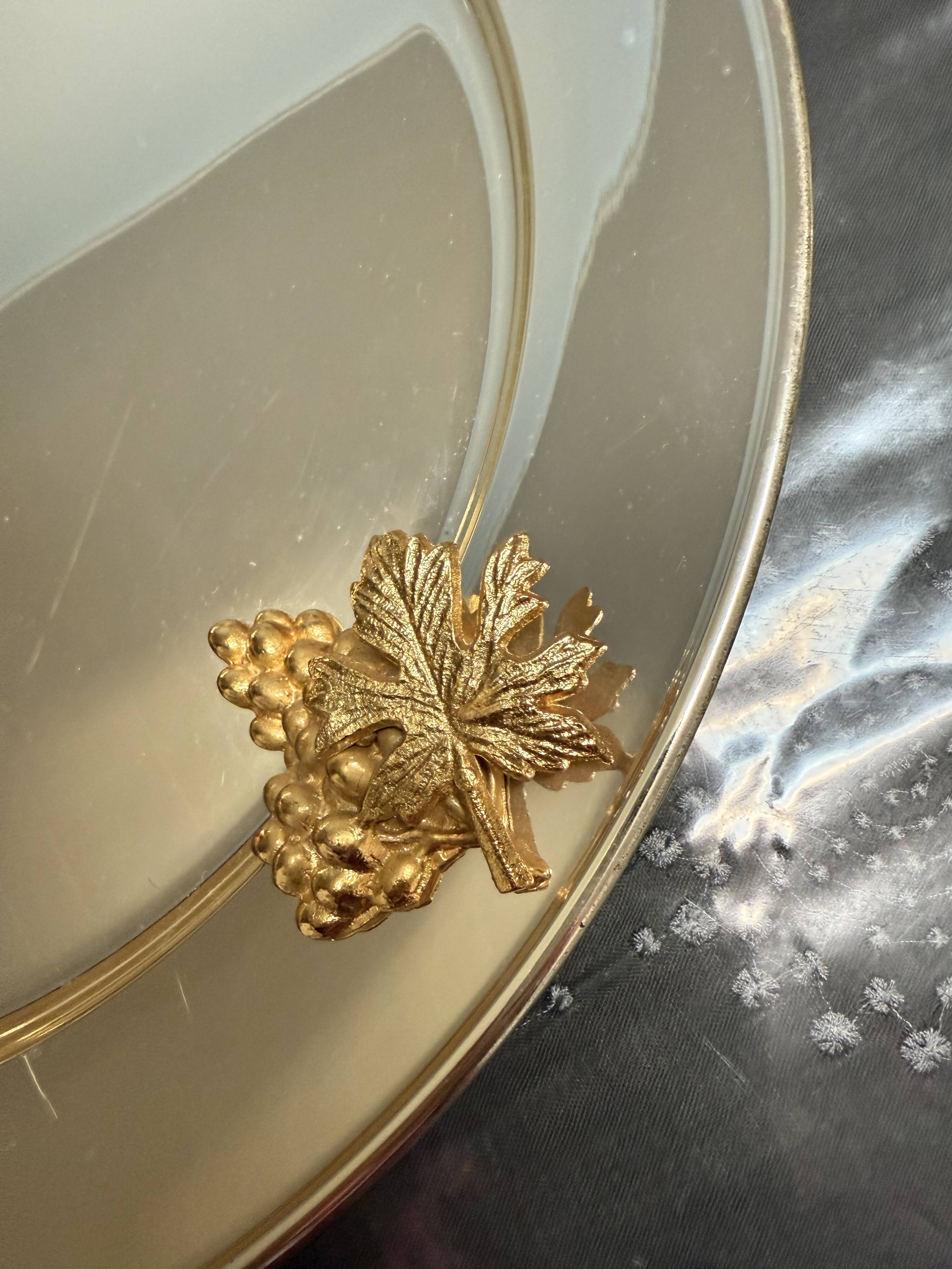 Lancel vintage silver tray