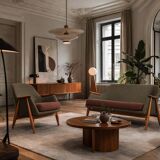 Mid-Century Modernist Pallas Living Room Set by Svante Skogh, Finland, 1950