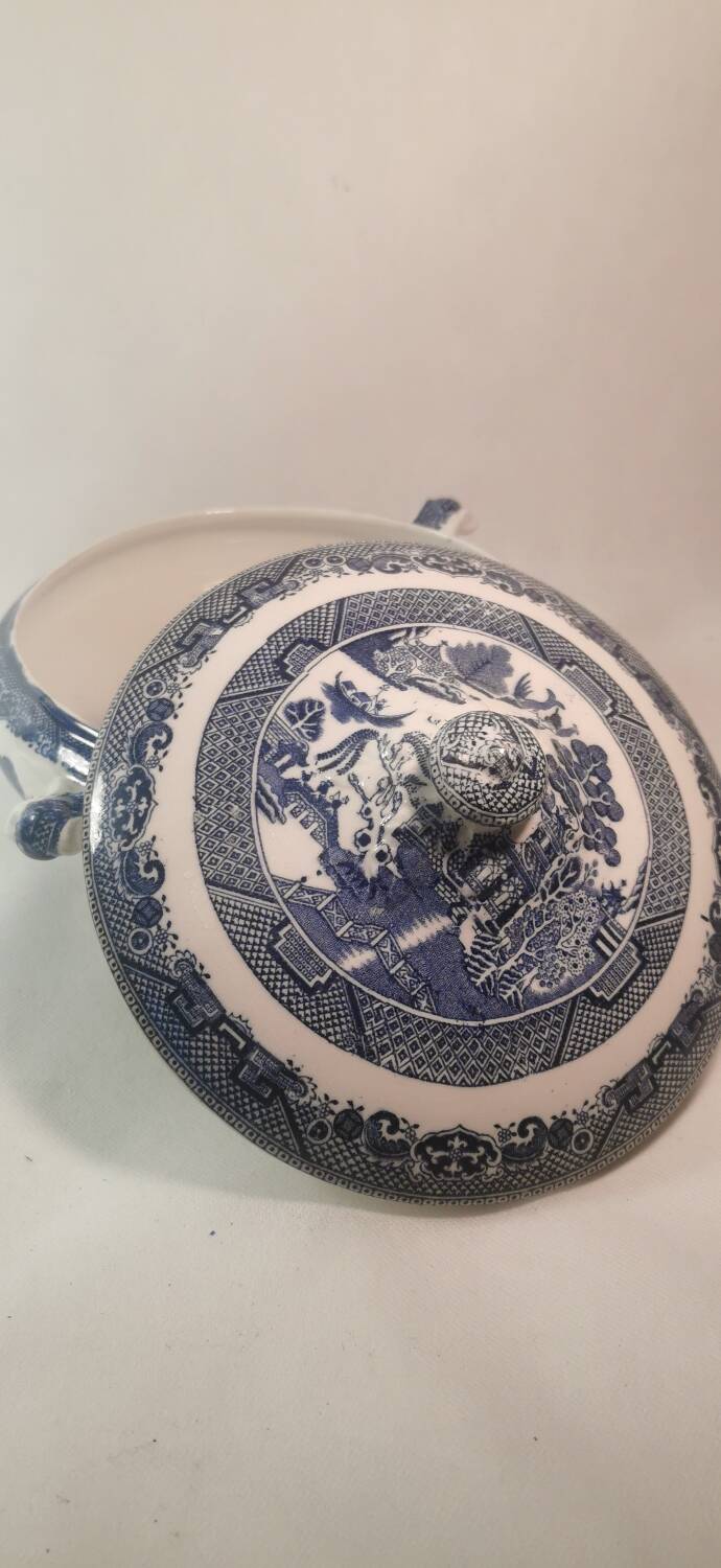 Old WILLOW BLAIRS vegetable tureen Made in England