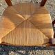 6 chaises anciennes en bois et paille