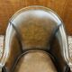 Chaise de bureau Chesterfield marron