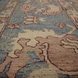 Tapis traditionnel vintage persan Ziegler tissé à la main Tapis de salon en laine