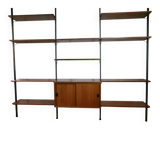 Mid-Century Teak Modular Shelf System by Olof Pira, Sweden, 1960s