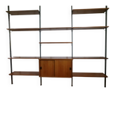 Mid-Century Teak Modular Shelf System by Olof Pira, Sweden, 1960s