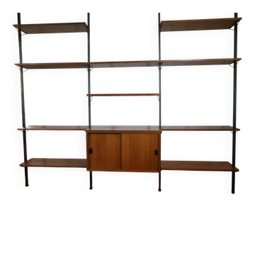 Mid-Century Teak Modular Shelf System by Olof Pira, Sweden, 1960s