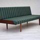 1970s, Danish daybed, furniture wool, solid teak wood, original condition.