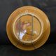 Dish or plate Morocco hollow enameled ceramic made and hand painted old vintage decoration