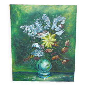 W.adams bouquet of flowers oil on canvas bouquet of flowers oil on canvas