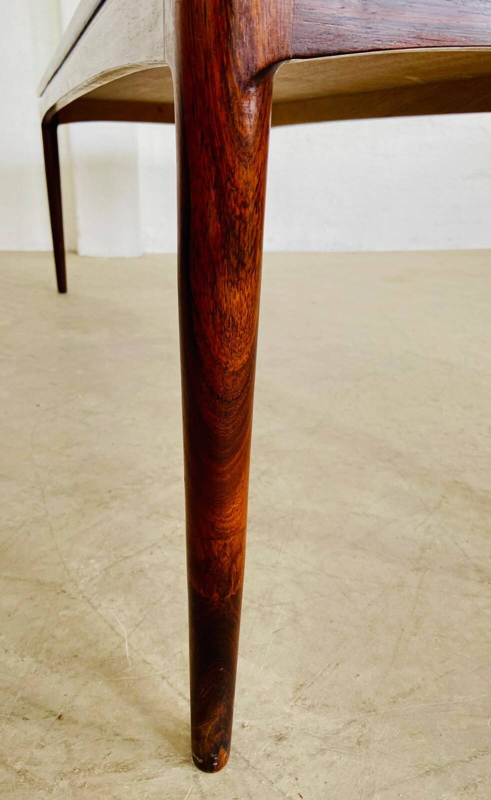 Vintage Danish mid-century rosewood coffee table 1970s