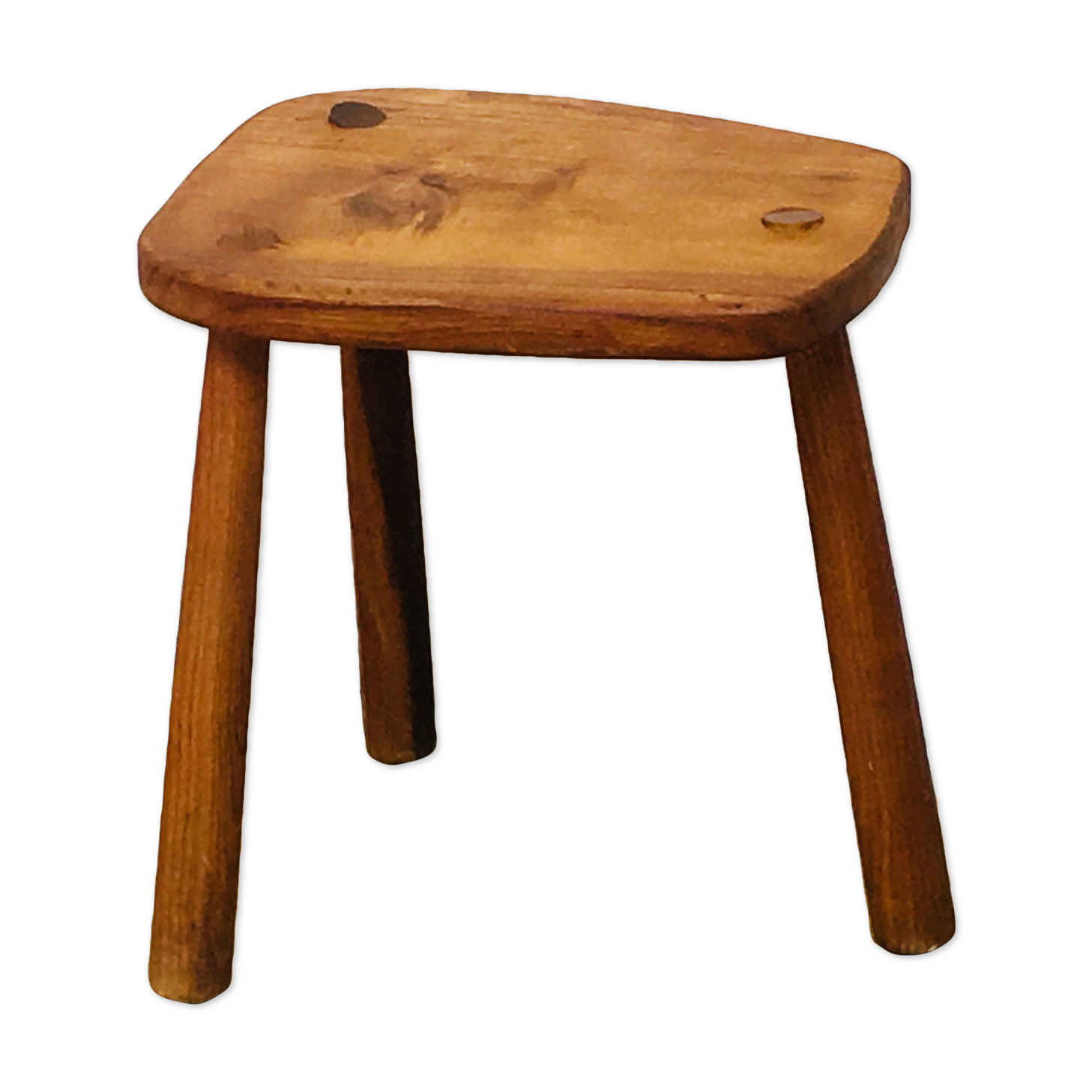 Wooden tripod stool