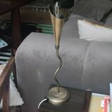 Vintage gold cone lamp