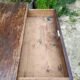 Desk with turned legs