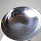 6 vintage bistro-style stainless steel dessert bowls on feet