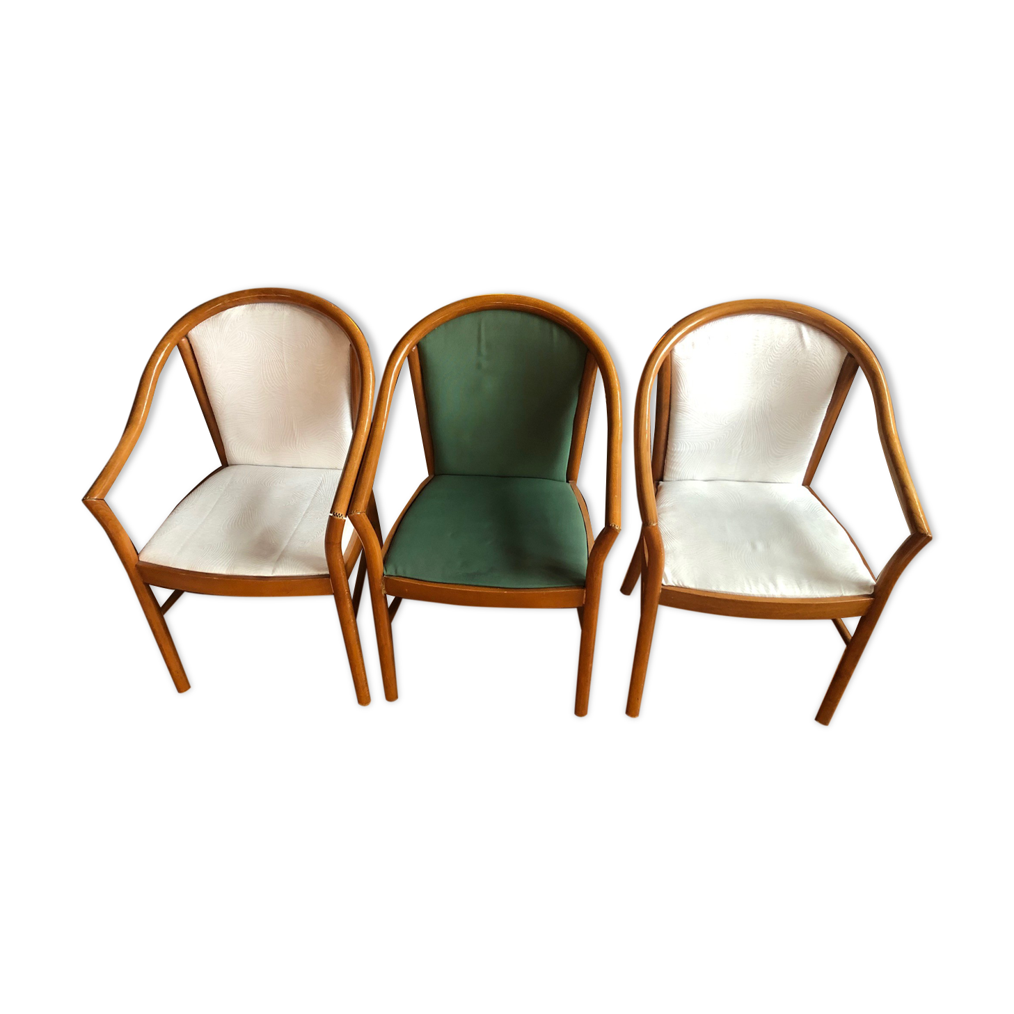 Bridge Art Deco armchairs