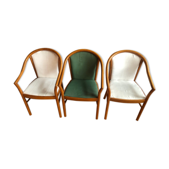 Bridge Art Deco armchairs
