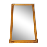 Vintage bamboo and rattan mirror 48X80cm