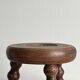 Small turned wooden tripod stool