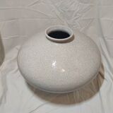 Large Art Deco vase in crackled earthenware