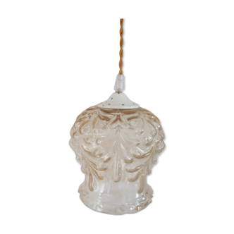 Glass hand lamp