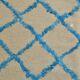 6x9 Beige & Blue Handmade Moroccan Rug, 185x282Cm SK 7339