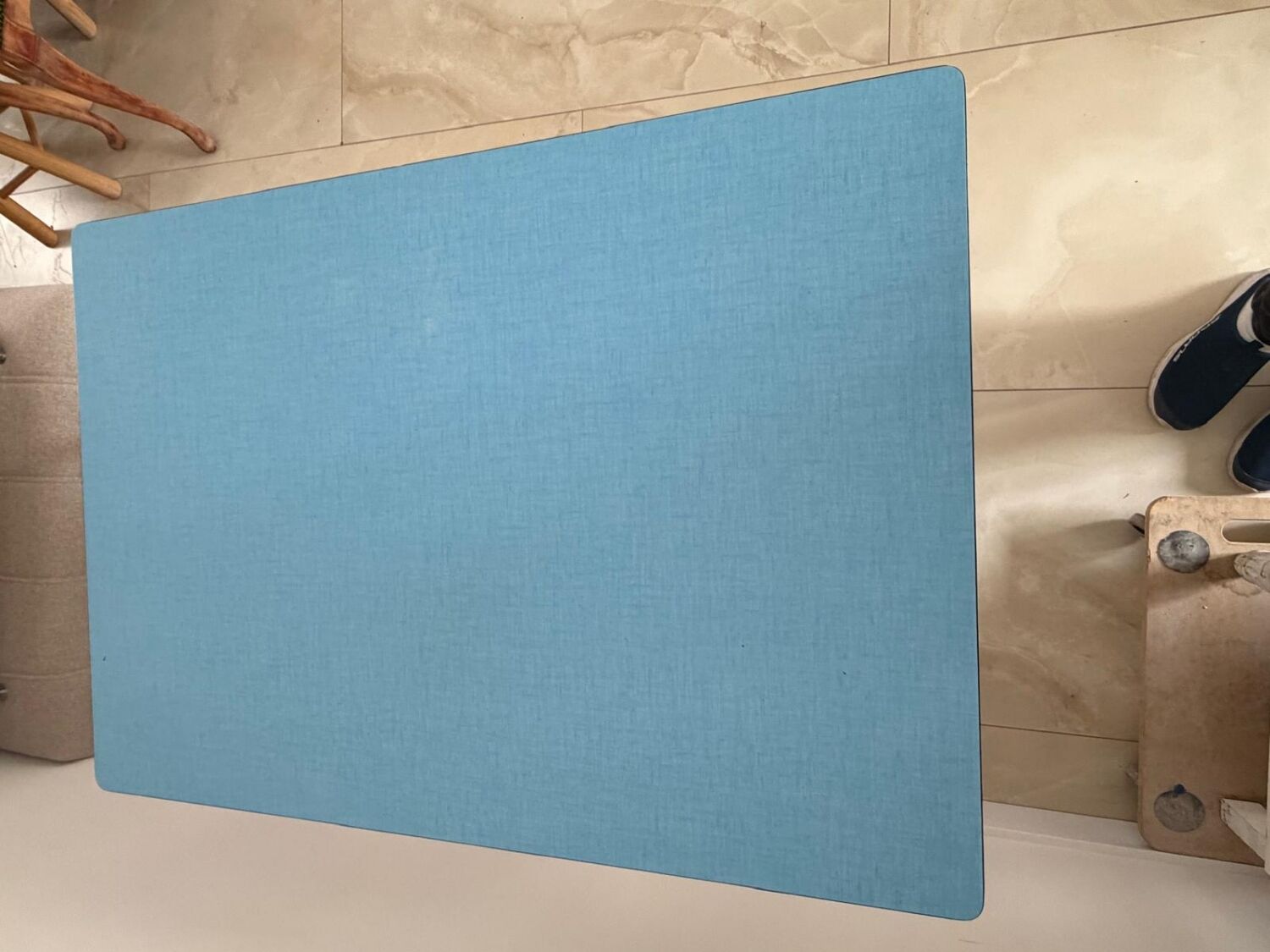 Table, chairs and stool in formica