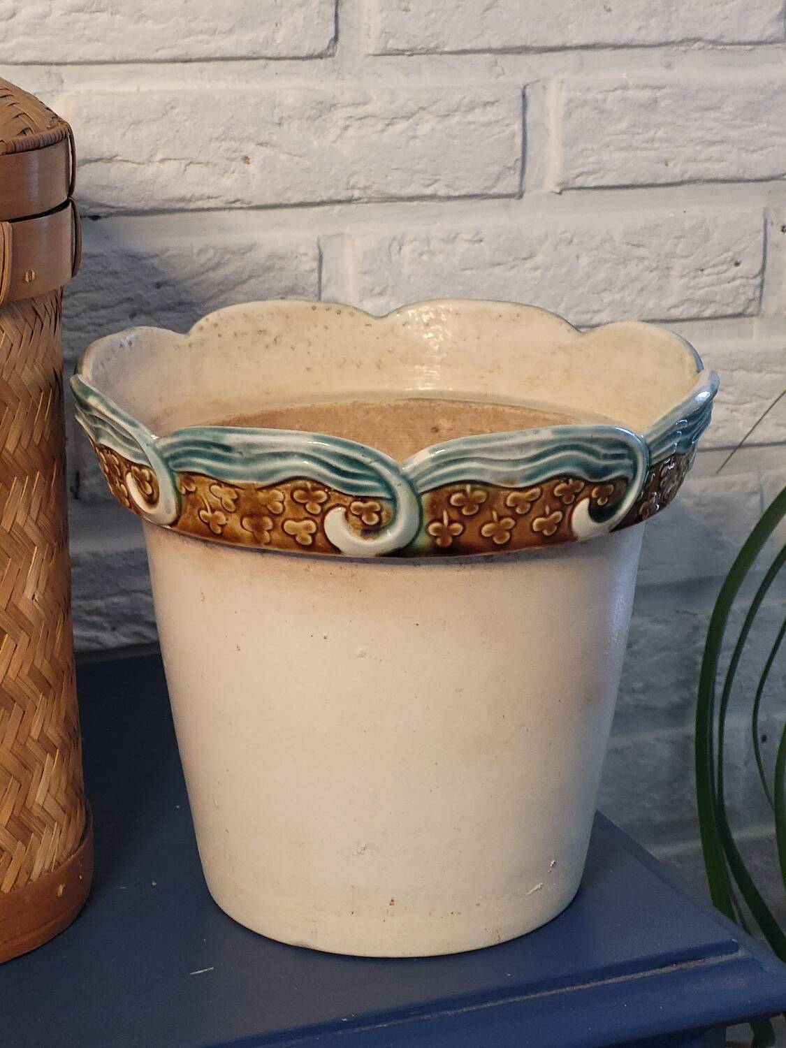 Vintage slip planter