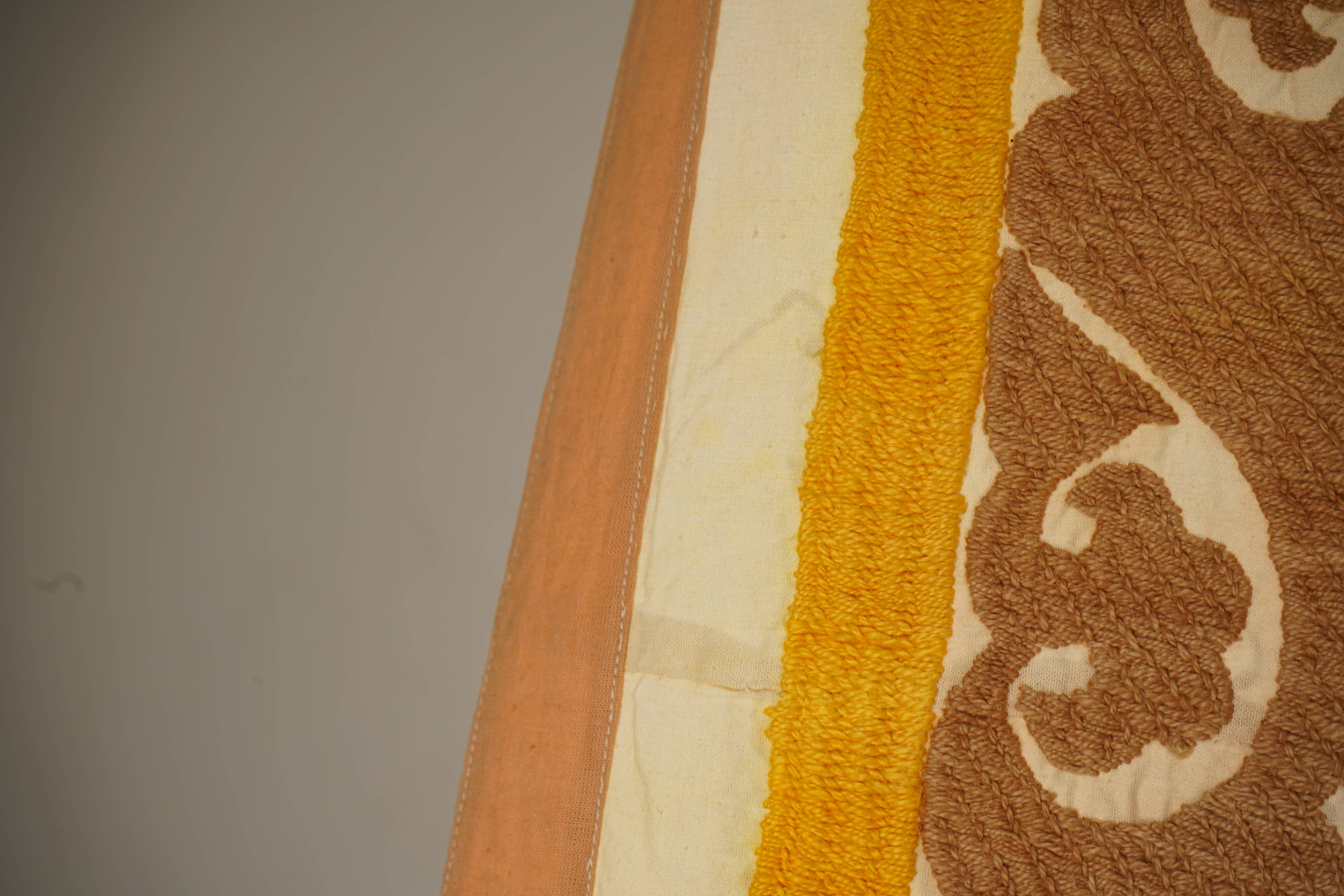 Vintage Turkish hand-knotted rug 118x128 cm