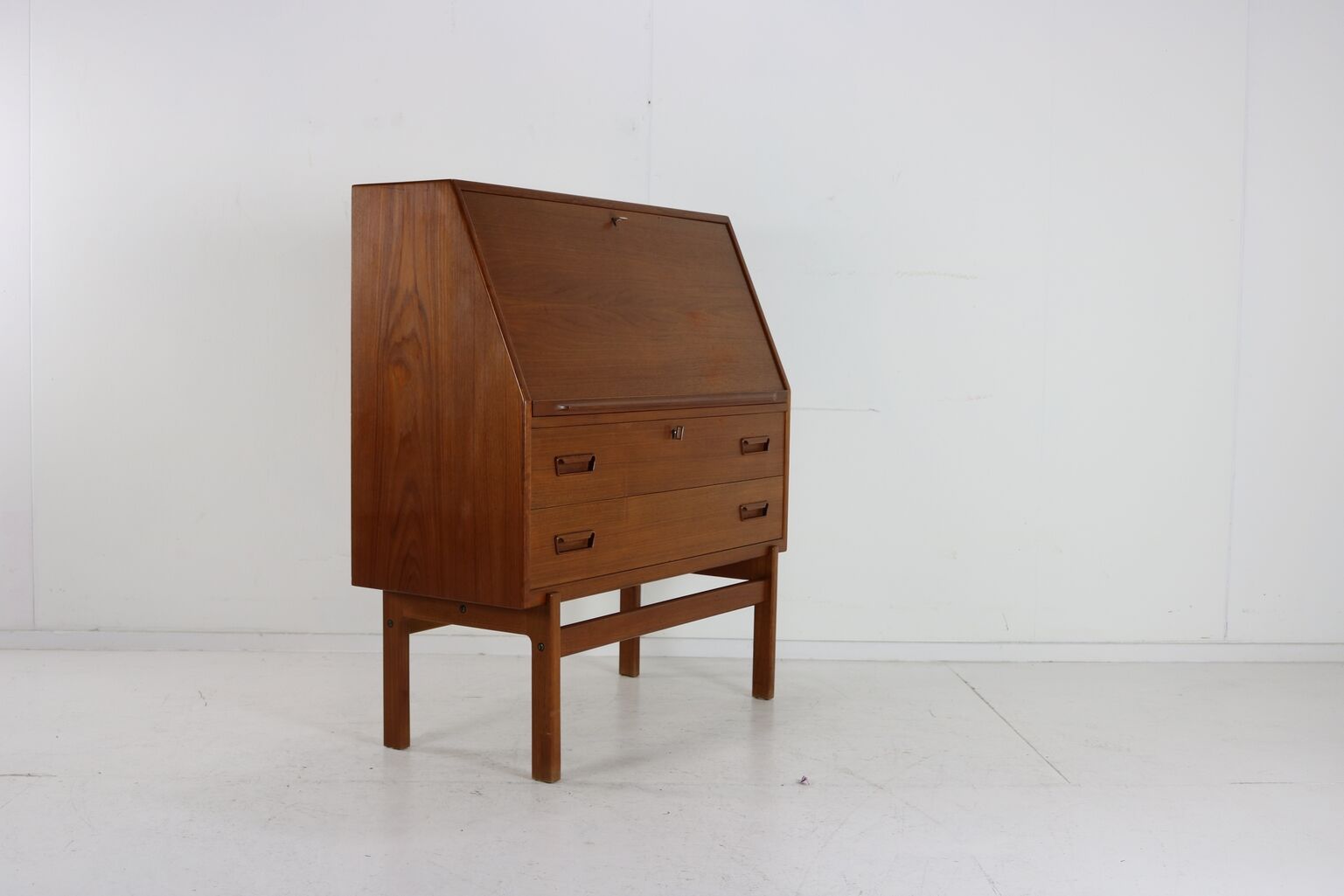 Danish design drop front secretary desk by Arne Wahl Iversen