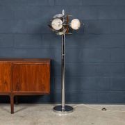 20thc italian floor lamp in the manner of gaetano sciolari, venice c.1970