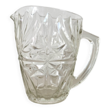 Italy pressed glass pitcher