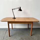 Mid-Century modern extending dining table by Schreiber Furniture